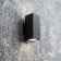 Wall lamp Feron ML1740, IP20, 2XGU10, 35 W, 85x60x145 mm, black color
