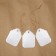 Garden tags for marking, 6.5 × 5 cm, set 20 pcs., Plastic, white, Greengo