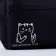 Backpack school youth Antisocial Club, 33x13x37 cm, lightning department, external pocket, black color