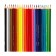 Plastic pencils 24 colors Maped Pulse, in a cardboard box, euro suspension