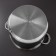 Stainless steel pan Magistro Grande, 8.9 liters, metal cover, capsule, induction