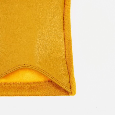 Gloves are female, dimensionless, without insulation, yellow color-1