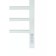 Electric towel Grois Nex GR-112, 300x800 mm, 8 crossbars, lower, white