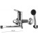 Bravat ECO 7F611147C-LB bath mixer, with long surge and shower water