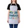 Apron kitchen with a photo print “You are enough”, adjustable, size OS