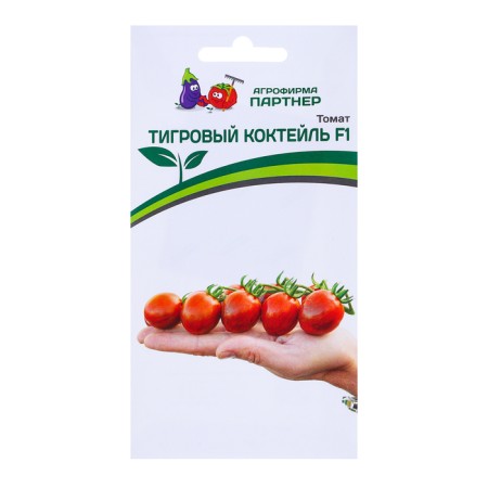 Tiger Cocktail tomato seeds, F1, 5 pcs