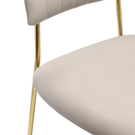 Stefany chair, 515 × 600 × 785 mm, velor, gray color-12