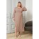 Female dress, size 56, beige color