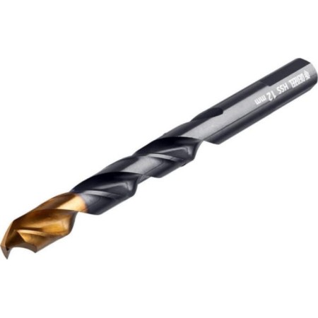 Drill Denzel 717224, 12 mm, HSS-Tin, Golden Tip, 6 pcs.-1