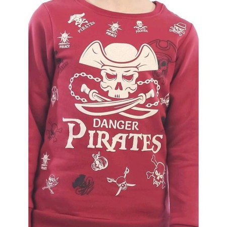 Svitshot Children's Pirates, height 110 cm, burgundy color-6