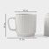 Set of dishes Magistro Jarwah Lausanne, 16 objects, porcelain, gray