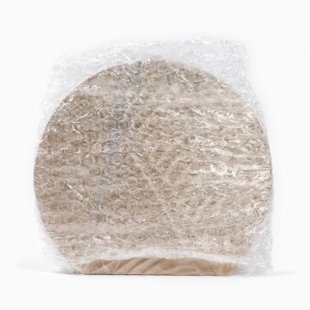 Vase for flowers decorative "Liszt", beige, 19.5 x 20.7 x 3 cm-4