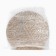 Vase for flowers decorative "Liszt", beige, 19.5 x 20.7 x 3 cm