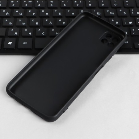 Pero cover for Samsung A22S, silicone, black-2
