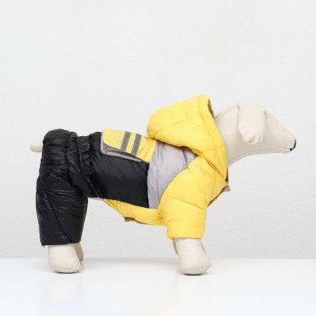 The overalls "anorax" reflective, size 18 (DS 40, OG 50, Osh 38 cm), black and yellow-1