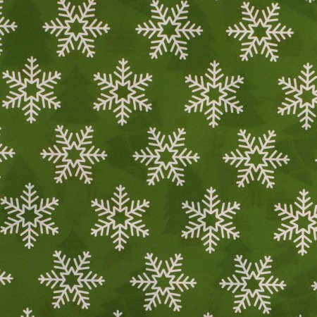 Paper packing glossy bilateral "New Year's forest", 70 x 100 cm, New Year-2