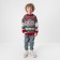 New Year. Jumper Knitted Children's Kaftan Holidys size 34, (122-128 cm)