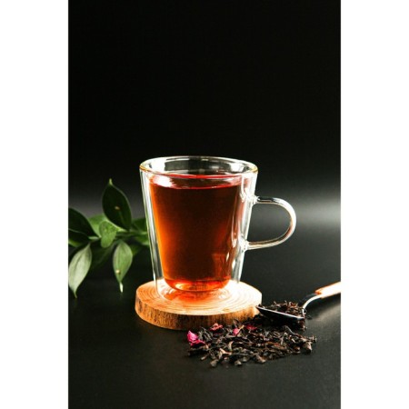 Glass mug with double walls Magistro "Convex", 240 ml, 8.6 × 10 cm-1