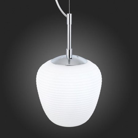 STL LUCE Sus. SL1168.103.01. Cesare. 1x40 W, E27, 19x19x21.2 cm, chromium color-10