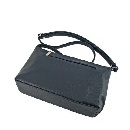 Women's bag (B2800-03140) Artificial leather + suede, blue, 1x210x30 cm-2