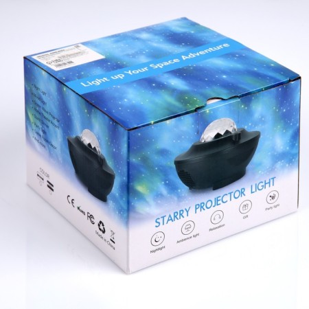 Light device "Star Sky" 19 cm, speaker, glow of RGB, remote control, 5 V, white-11