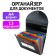 Folder-carte, A4, 12 departments, 800 μm, Brauberg Docs, with extension, a pocket for a business card, elastic band, embossing "sand", black