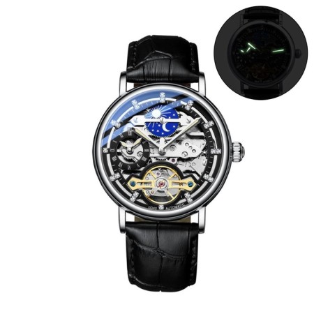 Masculine watch, d-4.5 cm, strap L-26 cm, 3 atm, luminous