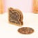 Set of stands for hot "tea party", birch bark