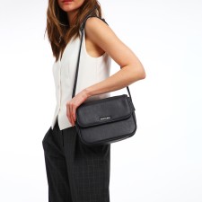 Women's bag Textura, messenger, small size, color gray