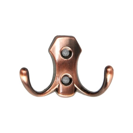 Hook furniture tundra TKD007, two -rod, copper, 4 pcs TMP-2