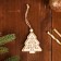 New Year's Suspension "Spruce with patterns"