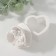 Polystone box "Snowty angel sleeps in the wings" 5.5x5.2x5.7 cm