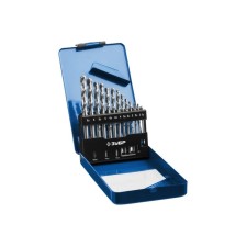 Set of drill on metal bison, p6M5, cylindrical shank, 1.5-6.5 mm, 13 pcs, case