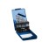 Set of drill on metal bison, p6M5, cylindrical shank, 1.5-6.5 mm, 13 pcs, case
