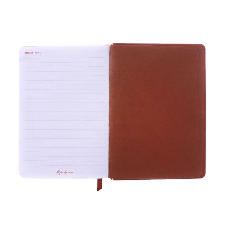 Dated diary of 2025, A6+, 176 sheets "Lyon", solid cover, pancake embossing, with liesa, block 80 g/m2, brown-11