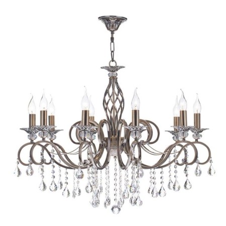 Chandelier Maytoni RC247-PL-10RR, 10XE14, 60W, 85x85x124 cm, brass color-3