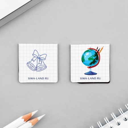 Gift set for graduation: notebook A6, 32l, stickers and magnetic bookmarks 2 pcs "Graduate"-1