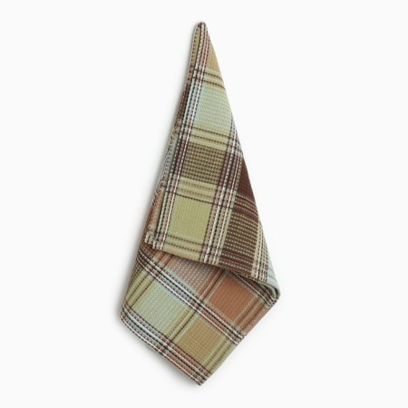 Ethel Plaid towel, col. Blue, 38x63 cm, 100% HL