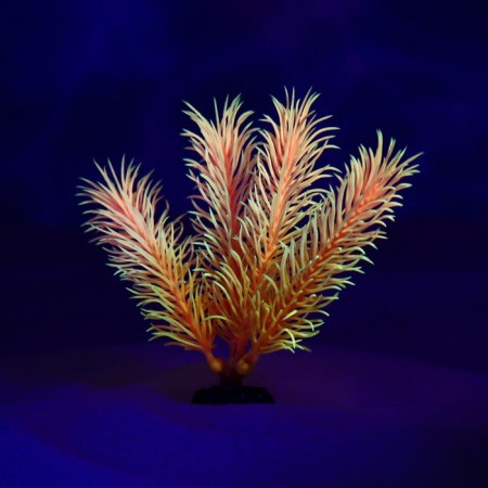 The artificial aquarium, luminous plant, 10 cm, red-3