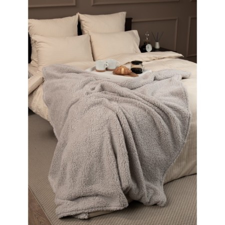 Texrepublic blanket, size 150x200 cm, gray color-7