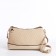 Cross-Bodi Bag on a zipper, beige color