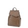 Backpack, valve department, dark beige color 32x24x12cm