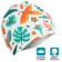A nursery cap “Flamingo with birds”, silicone, girth 46-52 cm