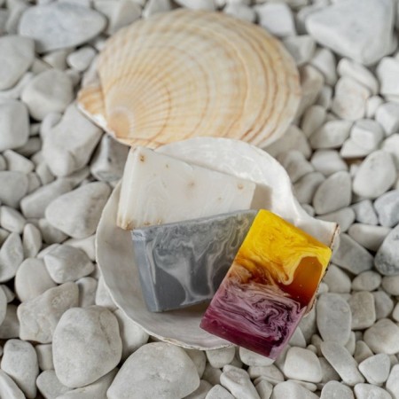 Handmade soap Pasionaria "Coffee with milk", 100 g-1