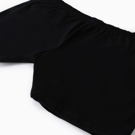 Men's panties-boxes, black color, size 52-4
