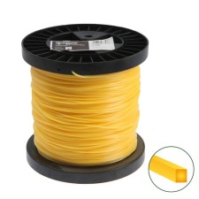 Flaim for the trimmer tundra, cross -section square, d = 3 mm, 300 m, nylon