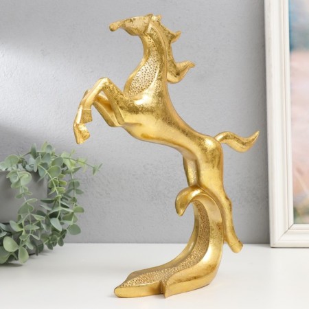 Polystone souvenir "Hall in the Wave" gold 30x27x7 cm-4