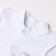 Blouse with closed handles, white/bears, height 62 cm