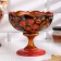 Candy "Strawberry", carved, Khokhloma