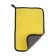 A car for washing cars, carTage, microfiber, 400 g/m², 20 × 30 cm, yellow-gray